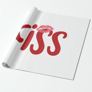 Kiss Marry Kill Girls Group Trio KISS Costume Red Wrapping Paper