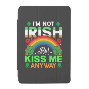 kiss me anyway irish humor design-63942 iPad mini cover