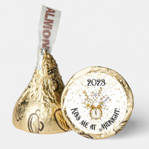 Kiss Me At Midnight Clock Streamers Confetti Stars Hershey®'s Kisses®