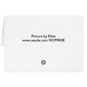 Kiss Me card (Back Horizontal)