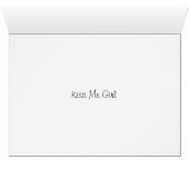 Kiss Me card (Inside Horizontal (Bottom))