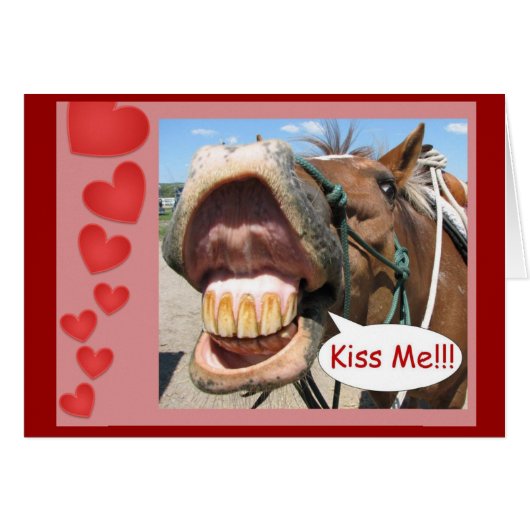Kiss Me !!! Cards (Front Horizontal)