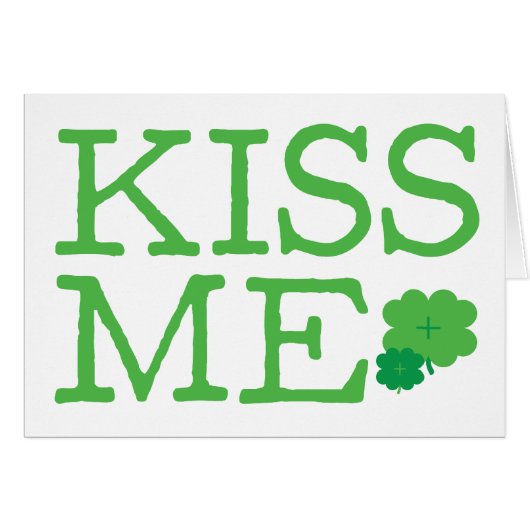 Kiss Me Cards (Front Horizontal)