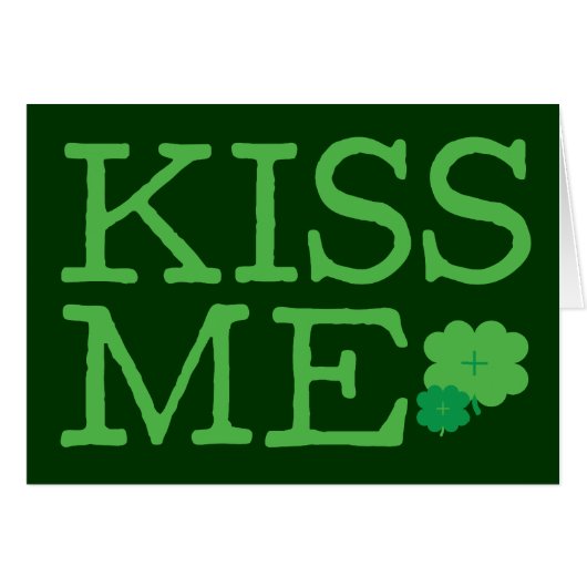 Kiss Me Cards (Front Horizontal)