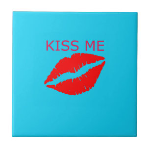Kiss Me Ceramic Tile