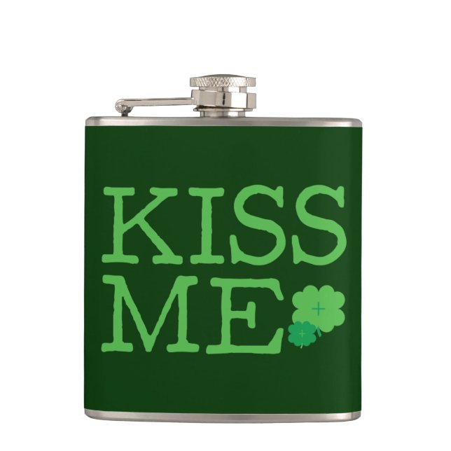 Kiss Me Flask (Front)