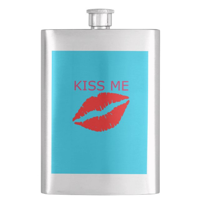 Kiss Me Flask (Front)