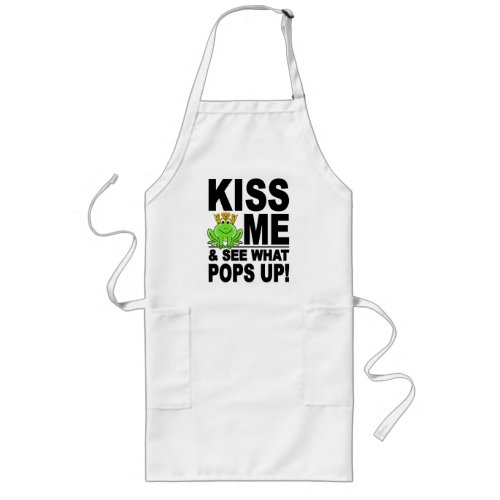 KISS ME Frog apron _ choose style  color