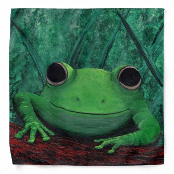 Kiss Me! (frog Design) ~ Bandana by TheWhippingPost at Zazzle