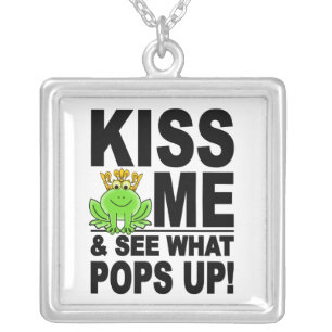 KISS ME Frog necklace
