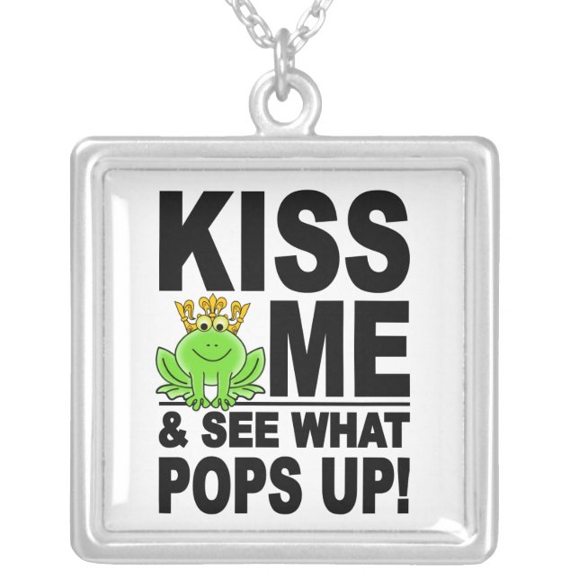KISS ME Frog necklace (Front)
