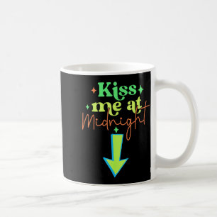 Kiss Me Funny Matching Couples Midnight Coffee Mug