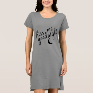 Kiss Me Goodnight Long Sleeping Shirt