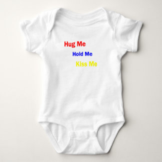 Kiss Me, Hold Me, Hug Me, Burp Me Baby Bodysuit