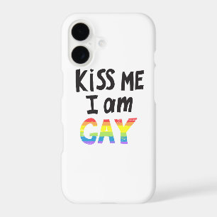 Kiss Me I Am Gay iPhone 17 Case