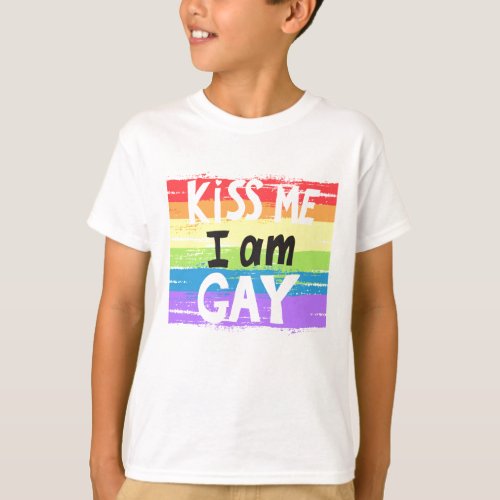 Kiss Me I Am Gay T_Shirt