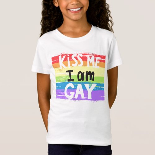 Kiss Me I Am Gay T_Shirt