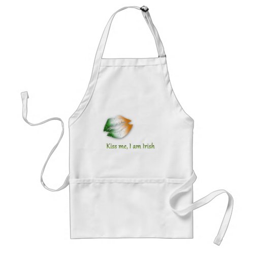 Kiss Me I am Irish _ Apron