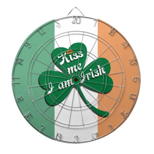 Kiss me I am Irish Dart Board