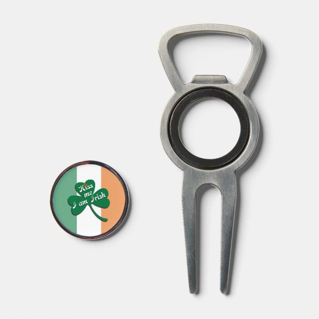 Kiss me I am Irish Divot Tool (Front (Open))