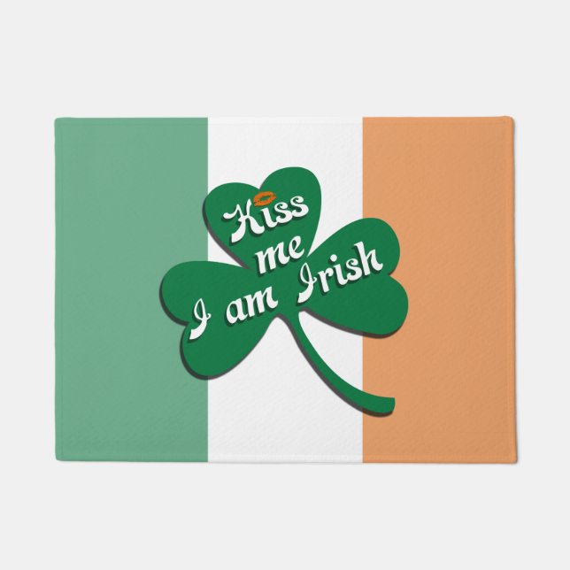 Kiss me I am Irish Doormat (Front)