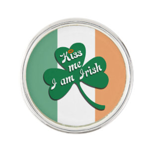 Kiss me I am Irish Pin