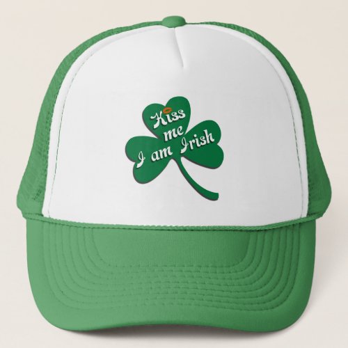 Kiss me I am Irish Trucker Hat