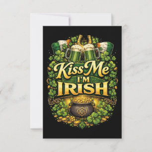 Kiss Me, I’m Irish Thank You Card