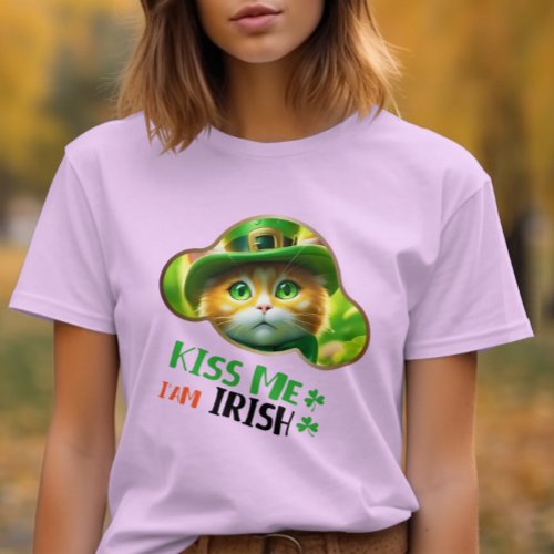 Kiss Me Iam Irish _ Green Attire Affair T_Shirt