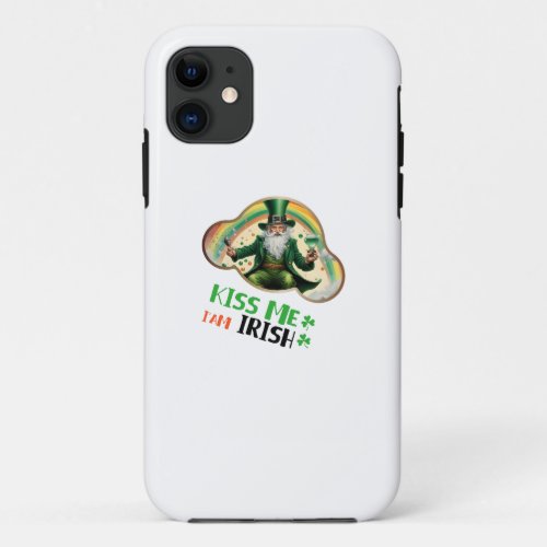 Kiss Me Iam Irish _ Irish Step Dancing iPhone 11 Case