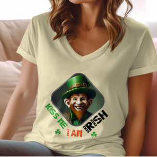 Kiss Me, I'am Irish - Leprechaun's Hide and Seek T-Shirt
