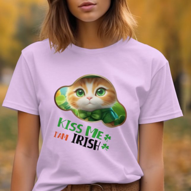 Kiss Me, I'am Irish - Shamrockin' Street T-Shirt (Creator Uploaded)