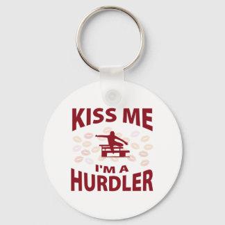 Kiss Me I'm A Hurdler Keychain