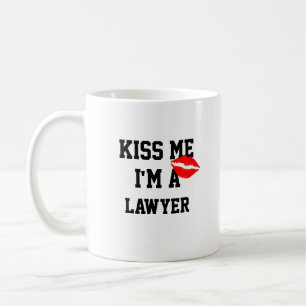 Kiss Me Im A Lawyer Mug