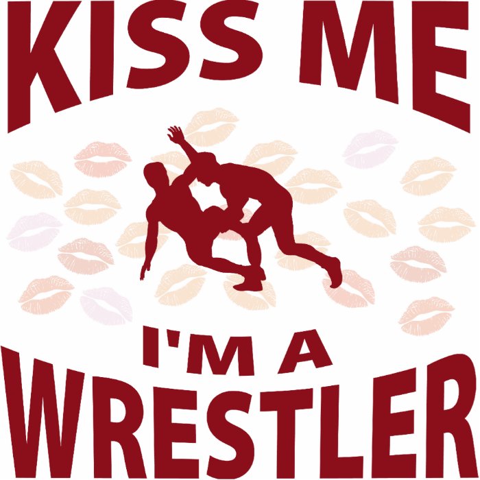 Kiss Me I'm A Wrestler Photo Sculptures