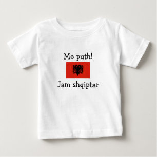 Kiss Me! I'm Albanian (Boy) Baby T-Shirt