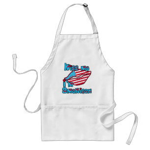 Kiss Me I'm American Products Adult Apron
