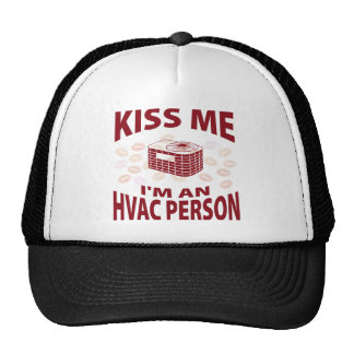 Kiss Me I'm An HVAC Person Trucker Hat