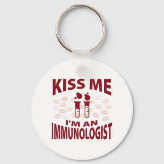 Kiss Me I'm An Immunologist Keychain
