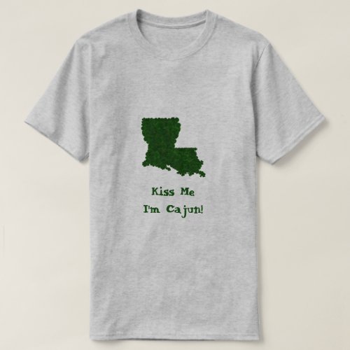 Kiss Me Im Cajun St Patricks Day Shamrock Shirt