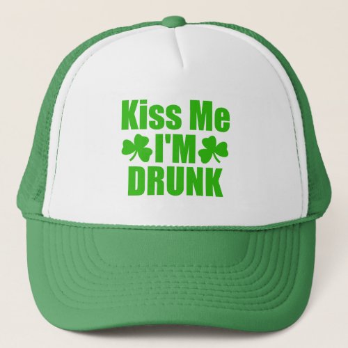 Kiss Me Im Drunk Cap