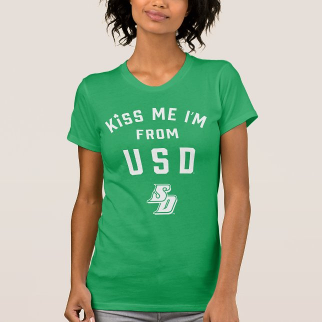 Kiss Me I'm From USD T-Shirt (Front)