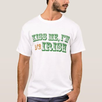 Kiss Me I'm Half Irish T-shirt by worldsfair at Zazzle