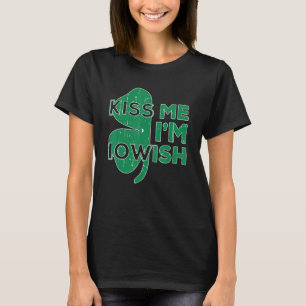 Kiss Me I'm Iowish Saint Patrick's Day  Womens Kid T-Shirt