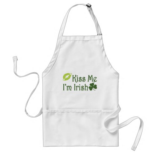 Kiss Me Im Irish Apron