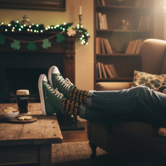 Kiss Me I'm Irish Athletic Crew Socks (Kiss Me I'm Irish Athletic Crew Socks)