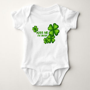 Kiss Me Im Irish Baby Bodysuit