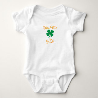 Kiss Me I'm Irish Baby Bodysuit