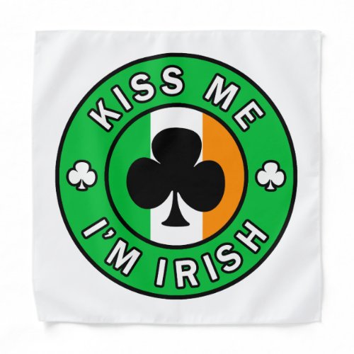 Kiss Me Im Irish Bandana