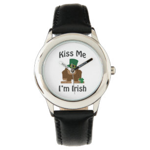 Kiss Me I'm irish Bigfoot Watch